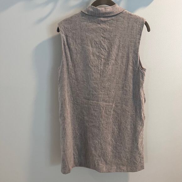 Jason Wu Feather Grey Sleeveless Double Button Mini Dress Size S - Picture 6 of 9